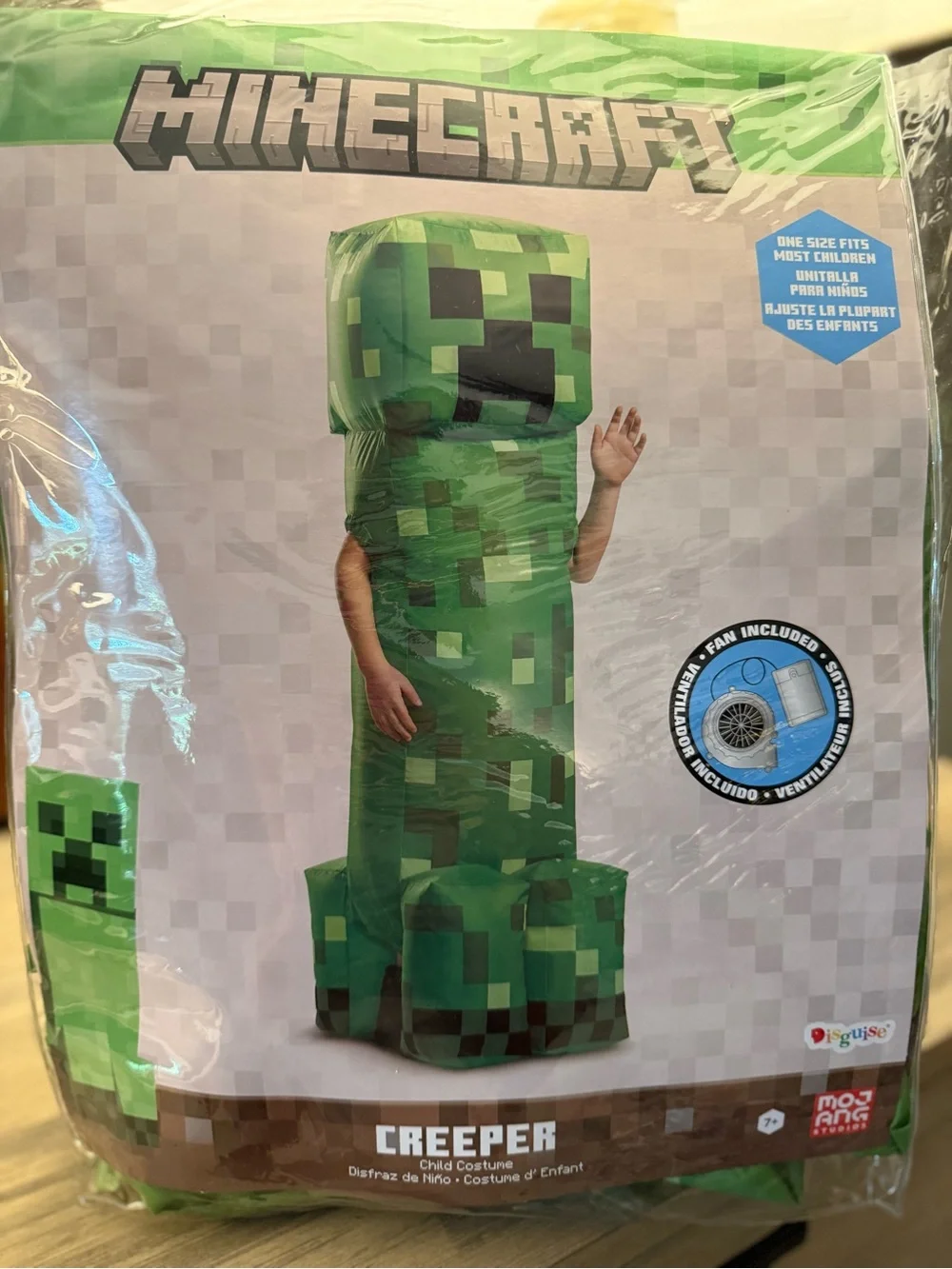 Minecraft Creeper Inflatable Costume - Green